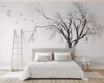 

[Self-Adhesive] 3D Dead Tree 12341234 Wall Paper mural Wall Print Decal Wall Murals