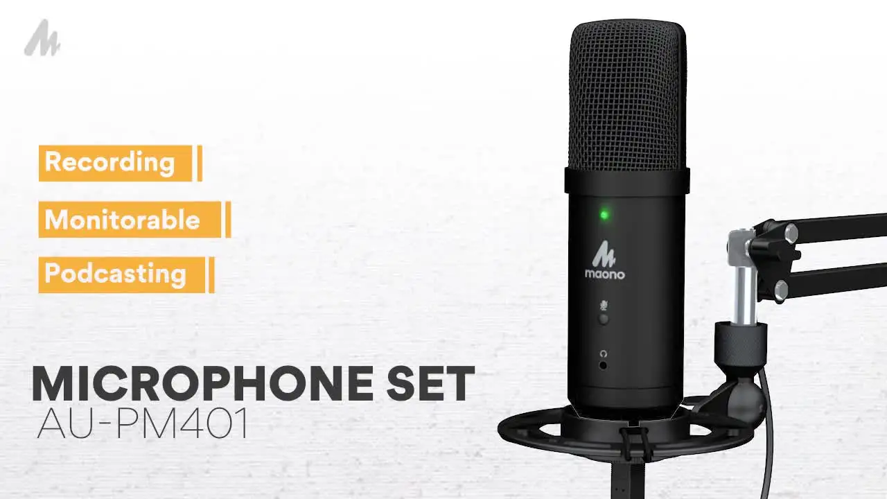 

Recording Microphone video style media microphone for computer sound studio