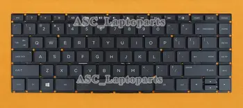

New US QWERTY Keyboard For HP Pavilion x360 14m-cd0001dx 14m-cd0003dx Laptop , BACKLIT , without Frame , Black