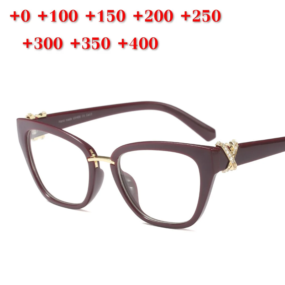 Blue Light Blocking Progressive Multifocal Reader See Far And Near Reading Eyeglasses Bifocal Presbyopia Women Reading GlassesNX