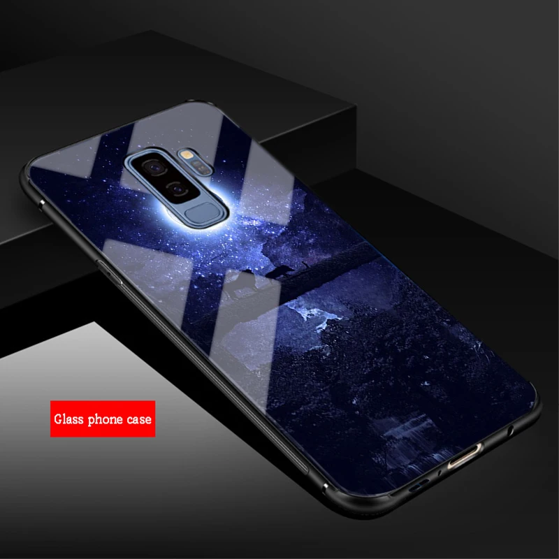 Король Лев для samsung Galaxy NOTE 8 9 S8 S9 S10 плюс A6 A6S A8 A8P J6 J8 чехол из закаленного стекла для телефона - Цвет: B19080705-08.jpg