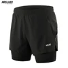 ARSUXEO Men's Running Shorts 2 in 1 Sports Shorts Quick Dry Active Training Exercise Jogging Gym Shorts With Zipper Pockets B202 1