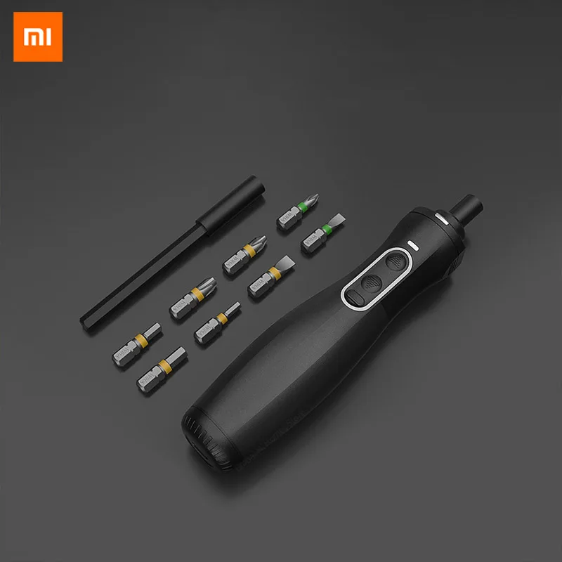 Xiaomi Mijia Wiha zu электрическая отвертка Беспроводная двойная мощность 8 в 1 Набор отверток и светодиодный светильник удлинитель Электрический винт