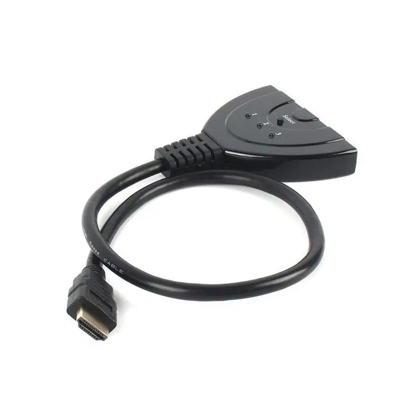 Мини Hdmi сплиттер 1080P 3 в 1 выход Коммутатор Hdmi переключатель концентратор адаптер порт Hdmi 3 кабельный порт сплиттер W3W5