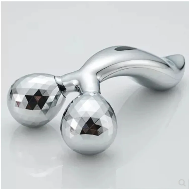 

Manual Roller Thin Face Massager 2 Round Shaping Firming Beauty Massager Thin Face Useful Product