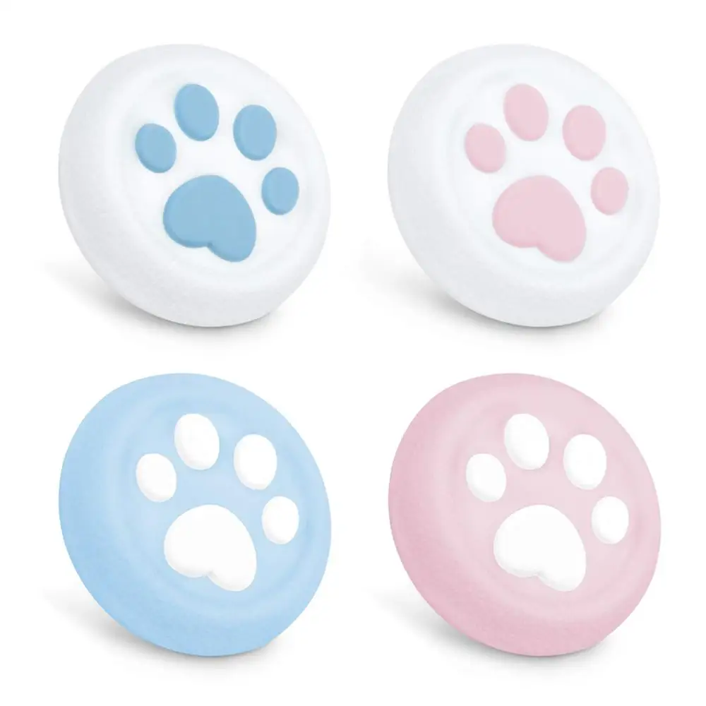 

ZOMTOP 4Pcs Cat Claw Thumb Grip Set Joystick Caps for Switch Pro Controller PS4 Game Accessories Thumbstick Button