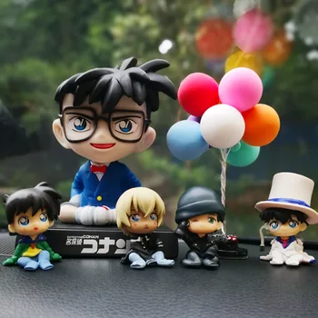 

The new Q version of the detective Anan car interior decoration gashapon shaking his head doll car accessories