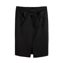 Мода лук женский дикий сексуальный передний открытый мешок бедра профессиональная юбка