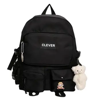 

Large-capacity multi-bag backpack female ins wind school bag for students high school fresh and versatile campus travel backpack