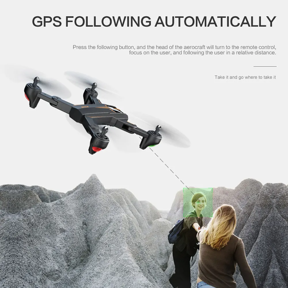 VISUO XS812 GPS Радиоуправляемый Дрон с 4K HD камерой 5G Wi Fi FPV удержание высоты один ключ