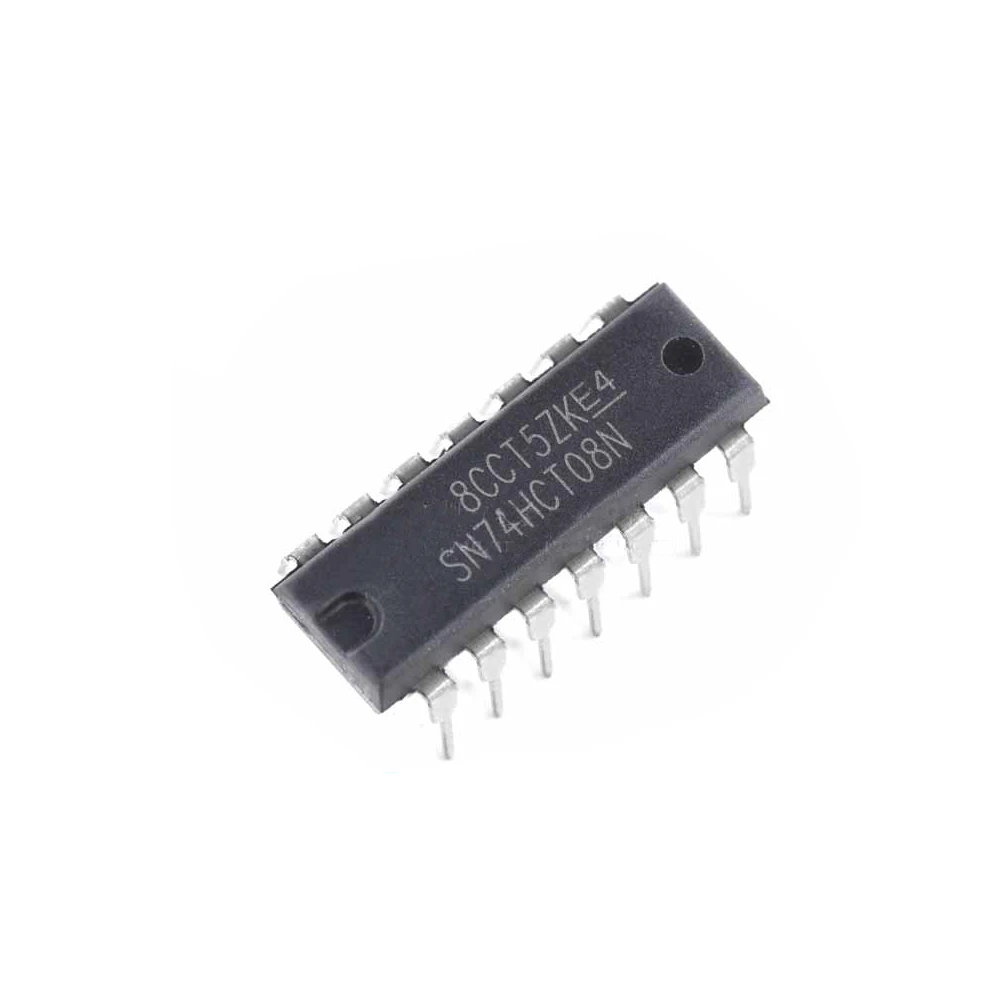 

10PCS SN74HCT08N DIP14 SN74HCT08 DIP 74HCT08 74HCT08N QUADRUPLE 2-INPUT POSITIVE-AND GATES IC