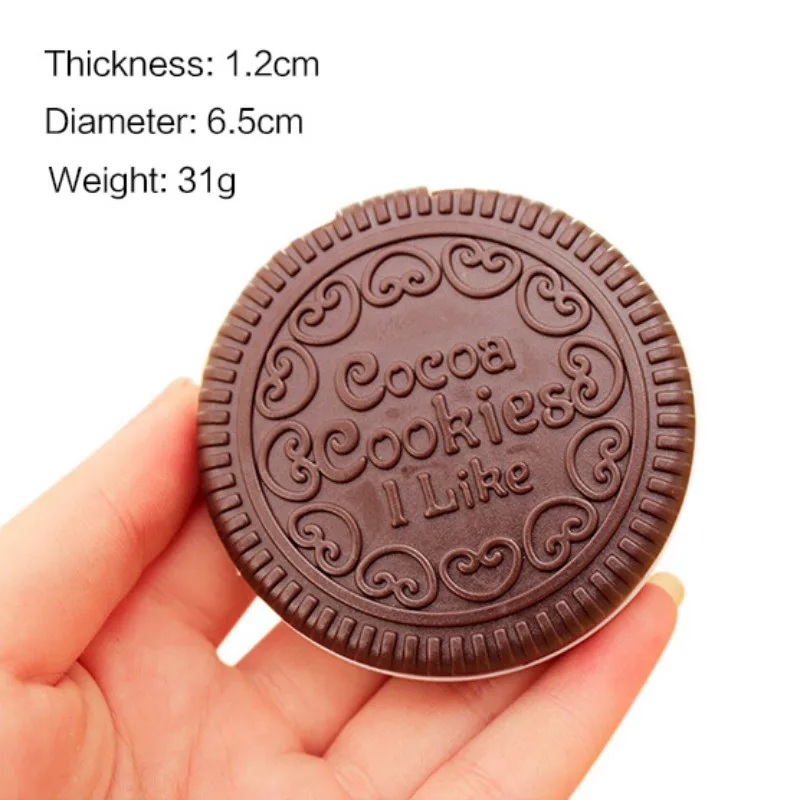 Дизайнерское зеркало для макияжа с расческой женщин инструмент карманное