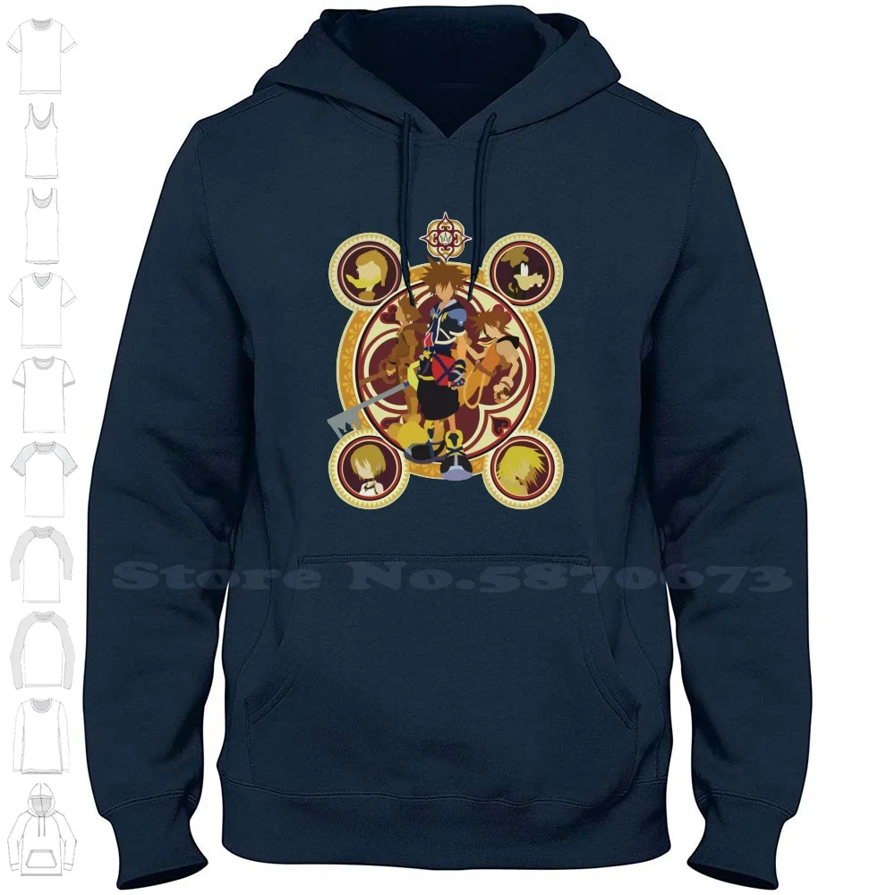Awaken Sora Felpe Con Cappuccio Per Uomo Donna Kingdom Hearts Gaming Sora Riku Kairi