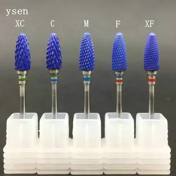 

1PC 3/32 Blue Nail Drill Bit Electric Manicure Pedicure Apparatus for Manicure Milling Cutter Rotary Burr Remove Nail Gel Tool