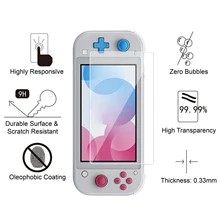 Bevigac 2 шт. Защита от царапин против отпечатков пальцев закаленное стекло экран протектор для nintendo n-переключатель Lite мини консоль