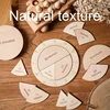 Baby Wooden Cognitive Clock Montessori Early Educational Matching Clock Toys Geometry Digital Puzzles Gadgets For Kids Gifts 1