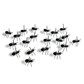 

12Pcs/Set Cute Mini Ant Fruit Fork Plastic Snack Cake Dessert Forks Ant Toothpick Reusable Multiple Use Tableware For Home Party