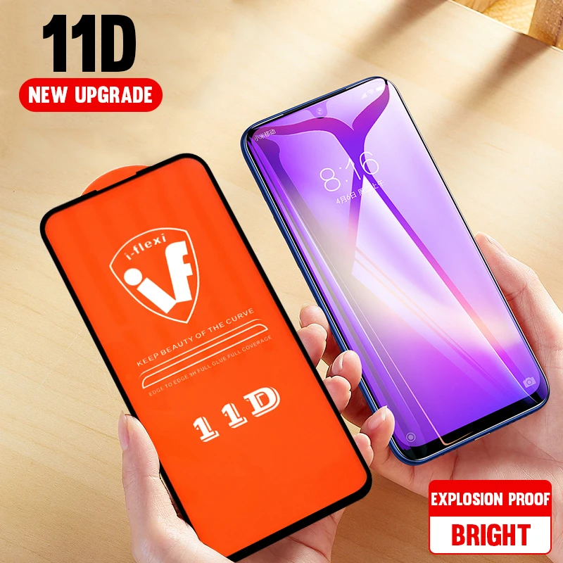 

11D Full Cover Screen Tempered Glass For Xiaomi Redmi Note 7 5 6 Pro Protector On Redmi 6 Pro 7 6A GO Protective Film