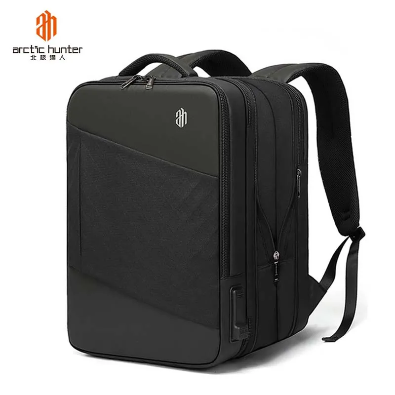 Limited  ARCTIC HUNTER Men's 15.6” Backpack Laptop Large Capacity Multi-layer Waterproof USB Recharging Back