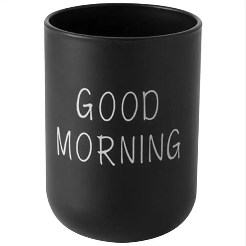 Портативный держатель для зубных щеток с надписью «Good Morning Cup PP» в Северной Европе - Цвет: B