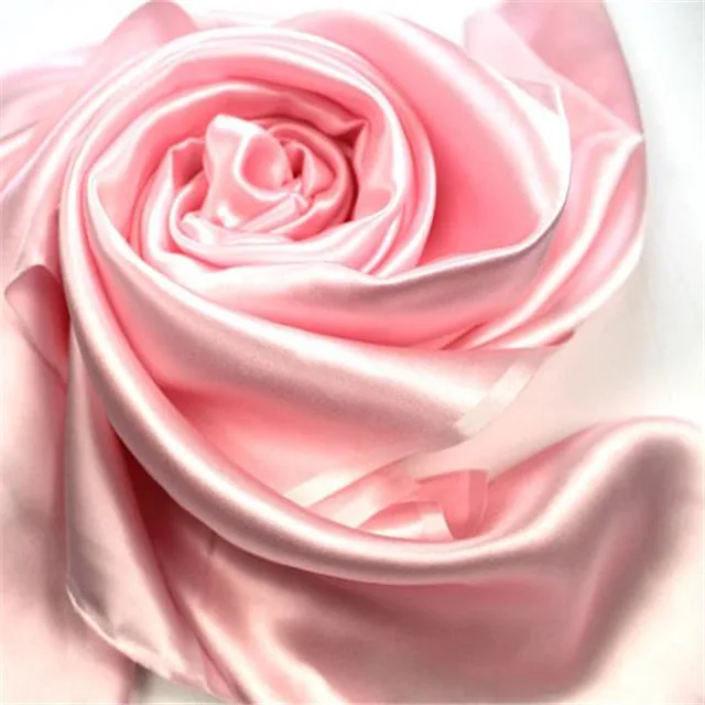 2 16m/m Plain Colors Silk Satin Fabric for Making Dress 44" - Color: 2