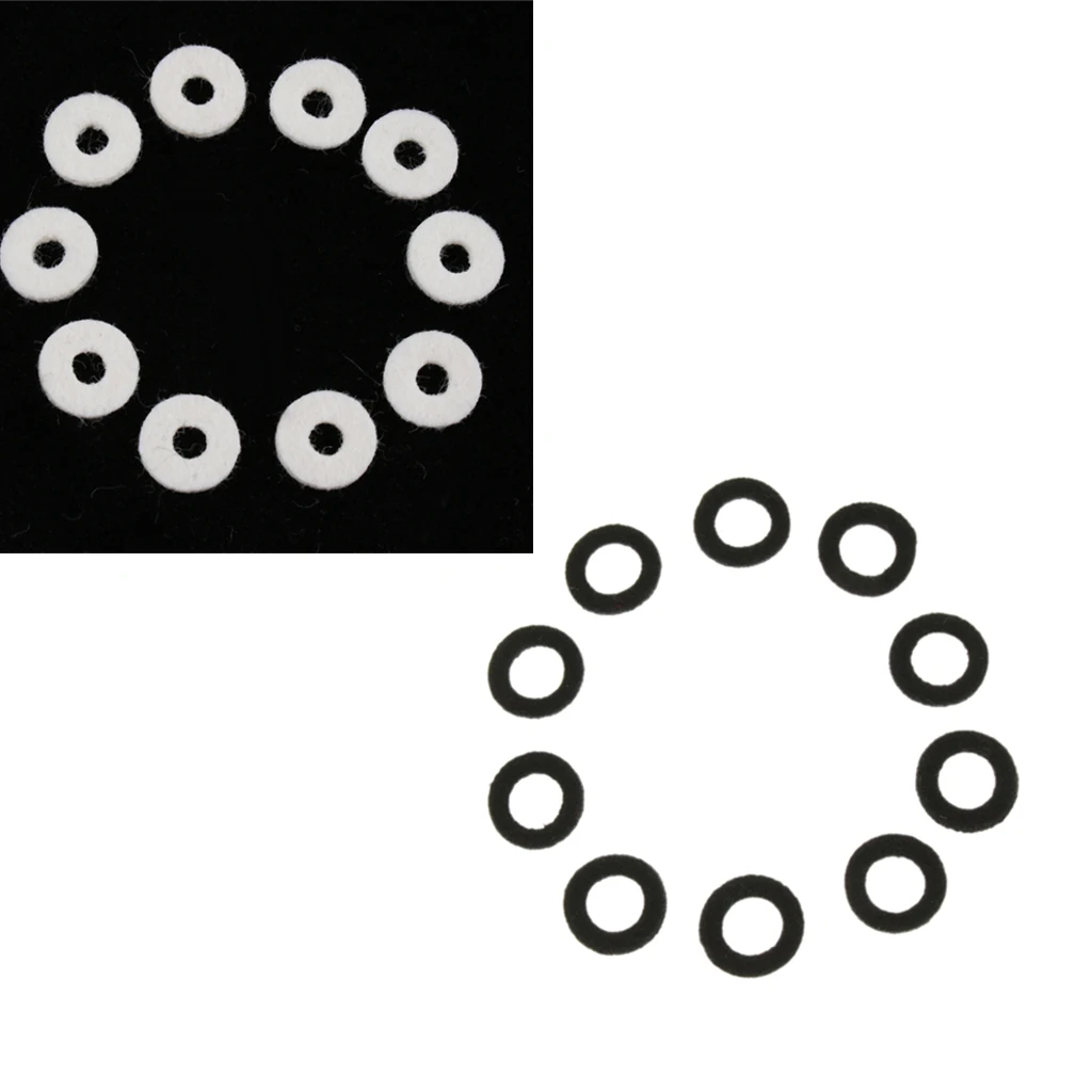 Finest Pack/20pcs Wool Felt Trumpets Replacement Washers Cushion for Trumpeter DIY