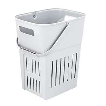 

Plastic Laundry Storage Basket Portable Household Laundry Basket Clothes Toy Laundry Storage Basket Container