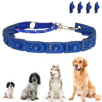 

New Pets Dogs Collar Adjustable Anti-Bark Dog Training Command Collar Neck Ring For Good Obedience No Shock Electric Collar