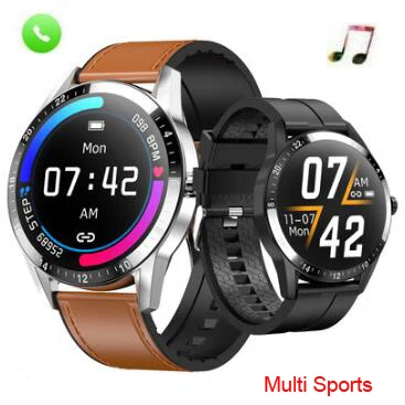 Полный круг Smartwatch 2020 сердечного ритма smart watch мужские водонепроницаемые G20 фитнес
