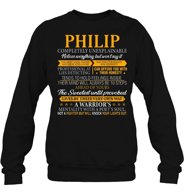 Мужская толстовка с капюшоном Philip совершенно необъяснимо заметит все но не будет