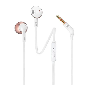 Image 4 - Original JBL T205/Tune 205 3.5mm Wired Headset Stereo Music Earbuds In ear HIFI Sport Earphones 1 button Control Hands free Call