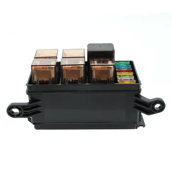 

Hot New Universal 12V Car Marine 6-Way Relay 12-Slot ATO/ATC Blade Fuse Holder Box Car Insurance Holder Automobile Circuit Blade