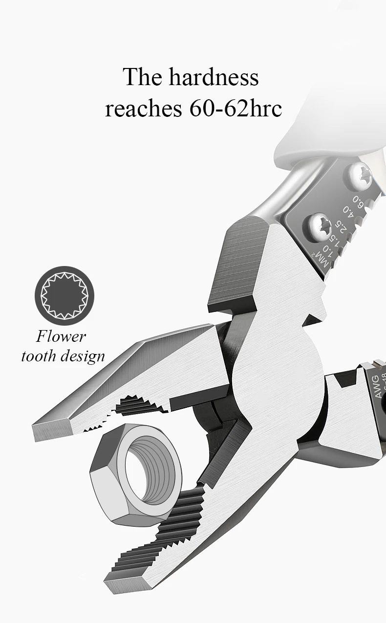 Multifunctional Universal Wire Cutters Needle-Nose Pliers