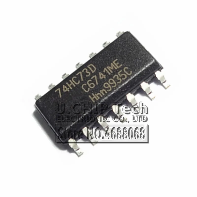 10 шт./лот 100% Новый оригинальный 74HC73D 74HC73 SOP 14 двойной JK флип флоп с сбросом
