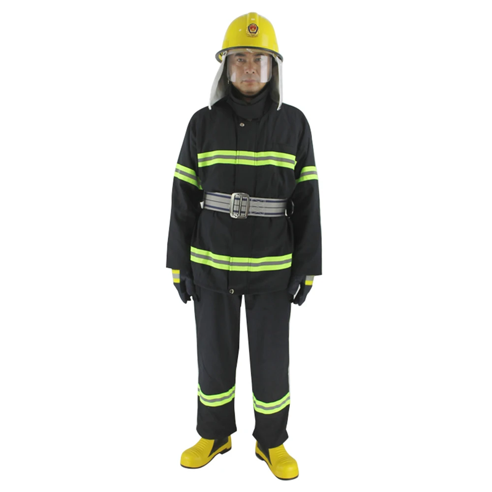 Огнестойкая одежда огнеупорная Водонепроницаемая термостойкая защитная одежда пальто брюки пожарные