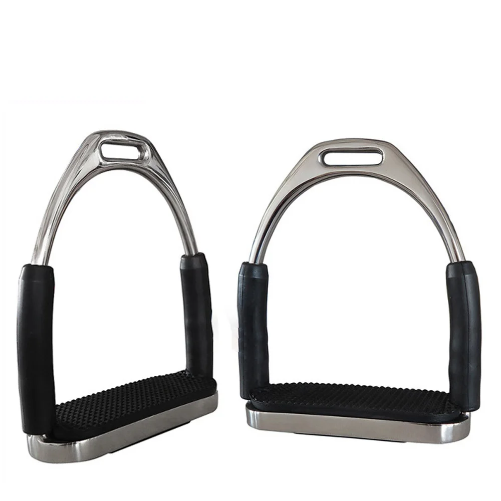 Horse Riding Stirrups Flexi Safety Stirrups 6 Colors Stainless Steel Equestrian 