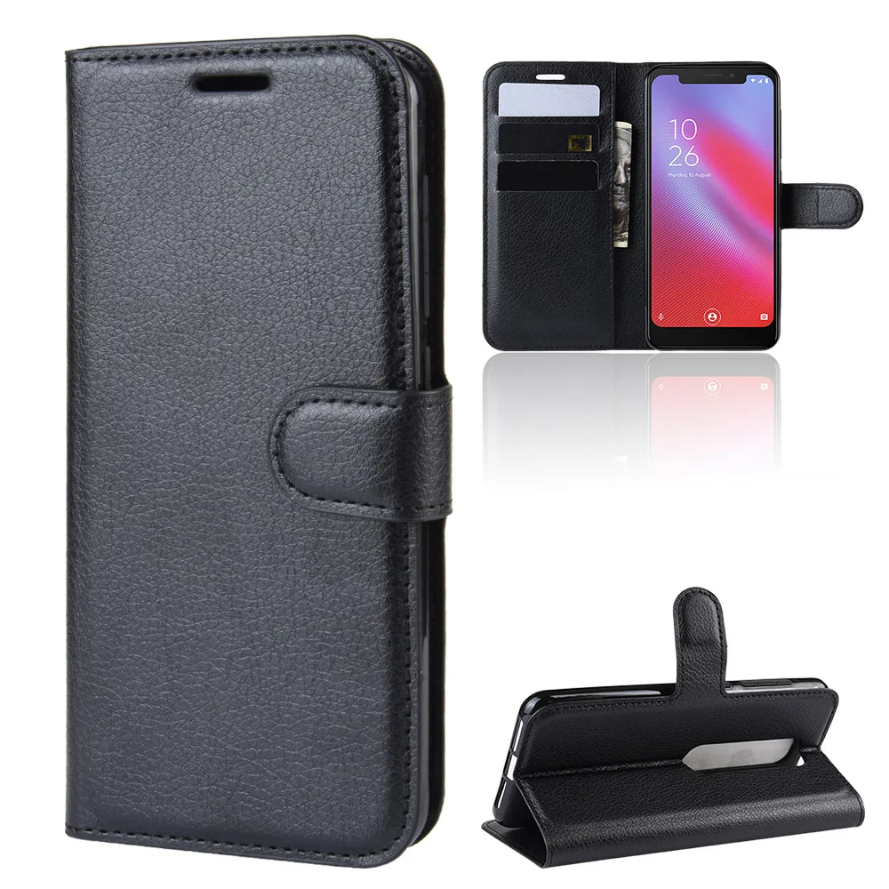 

Phone Case For Vodafone Smart N10 Flip PU Leather Back Cover Silicone Case For Smart N10 Wallet Smartphone Bags Coque Fundas