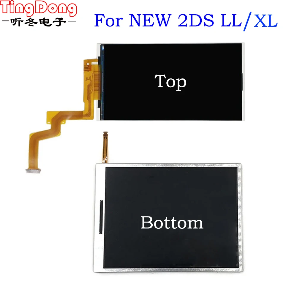 Schermo Lcd Top & Down Tingdong Per Il Nuovo Display Sostitutivo 2Ds Xl Per Il Nuovo 2Ds Xl/Ll