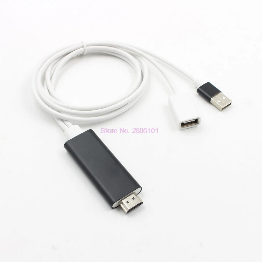 애플 아이폰 아이패드 라이트용 HDMI 호환 케이블 20 개, HDMI 호환 케이블 어댑터 HDTV TV