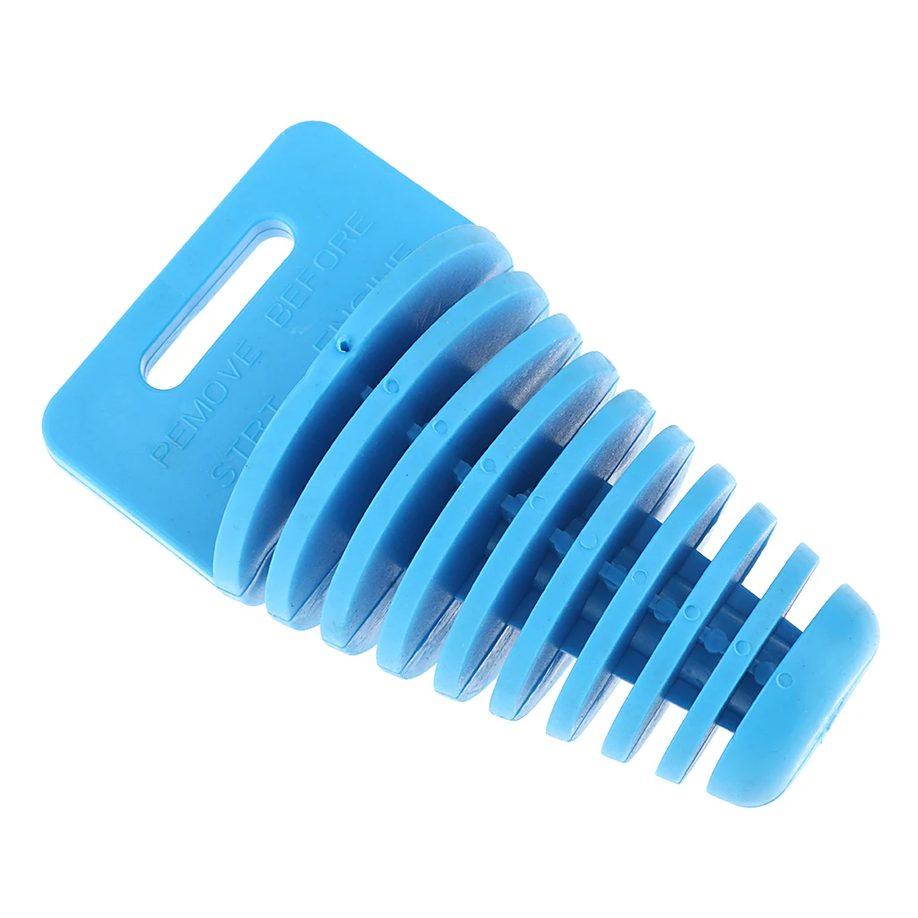 2/4 Stroke Motorbike Rubber Plug Exhaust Pipe Muffler Wash Plug Blue 32-61mm