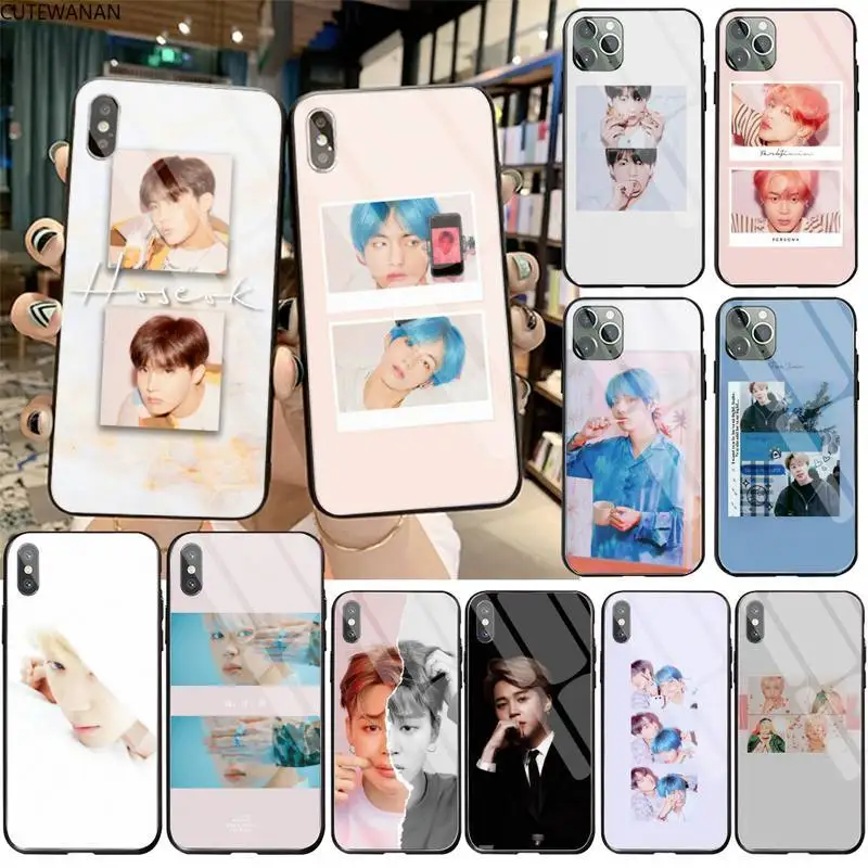 Чехол для телефона Park Jimin Kpop из закаленного стекла iPhone 11 Pro XR XS MAX 8X7 6S 6 Plus SE