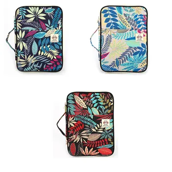 

Multi-function Briefcases For Notebooks Pens iPad Computers Waterproof Oxfored A4 File Folder Document Student Gift