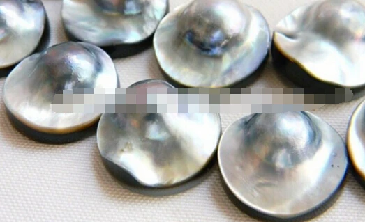 927++ 1" 20 мм черное Южное море Mabe жемчужное ожерелье Mabe застежка