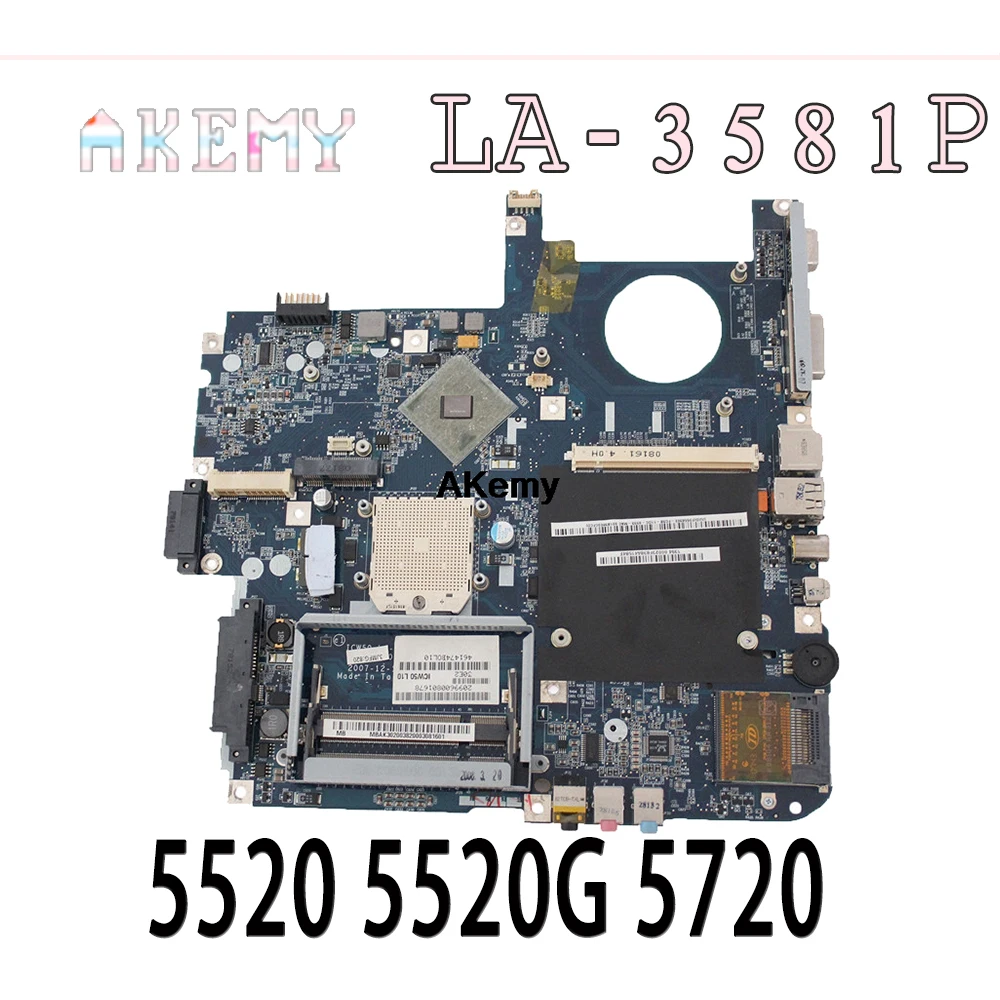 Для For Acer 5520 5520G 5720 материнская плата LA 3581P ICW50 MBAJ702003|Материнские платы| |