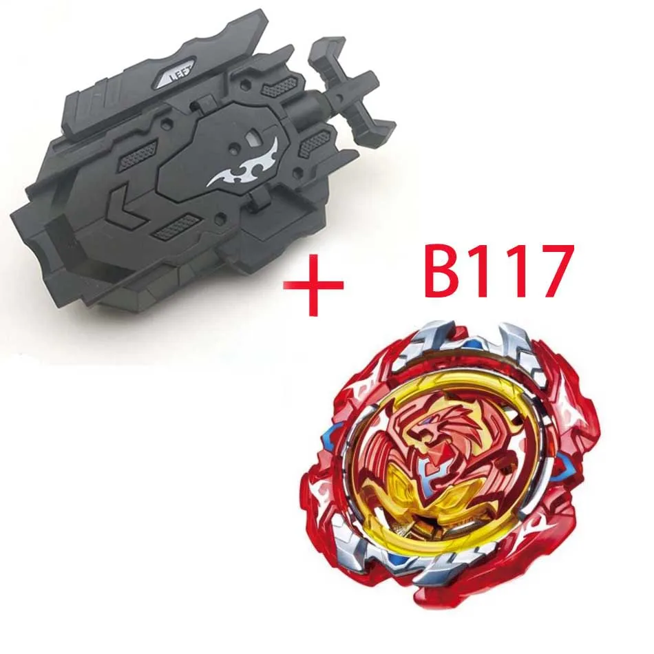 Волчок Beyblade Burst B-74 B-66 с пусковым устройством Bayblade Bey Blade металл пластик Fusion 4d Подарочные игрушки для детей - Цвет: B117