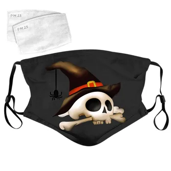 

European And American Face Mask Cross-Border Halloween Scary Skull Adjustable Adult Mask Mascarilla Reutilizable Маски#YL5