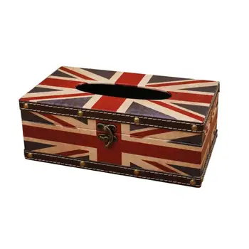 

1pc Peper Box ClassicalBritish Style Tissue Box Dining Room Paper Holder Napkin Holder Paper Box