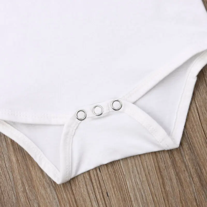 Summer Newborn Baby Boys Short Sleeve Jumpsuit Letters Bodysuit Casual Clothes 0-24M Clothing