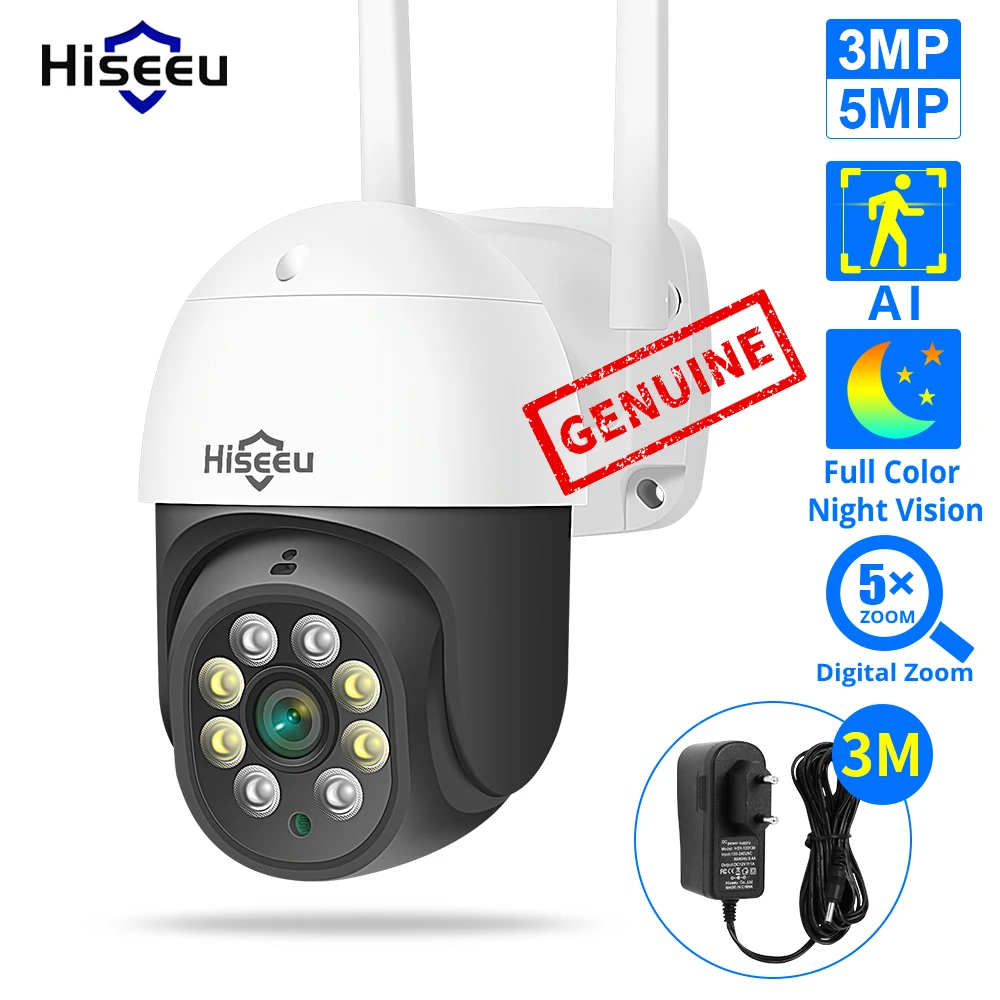 1080P Wifi IP Caméra de Surveillance Sans fil Vision Nuit Sécurité prise EU 