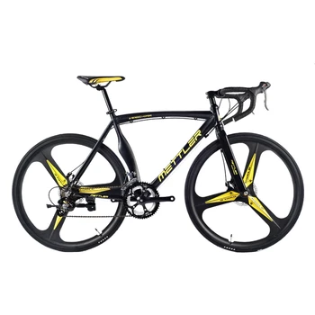 

Double Disc Brake Road bike 14 speed Disc bike 52cm Racing road bicycle 700C Completed bike with Magnesium Alloy whee